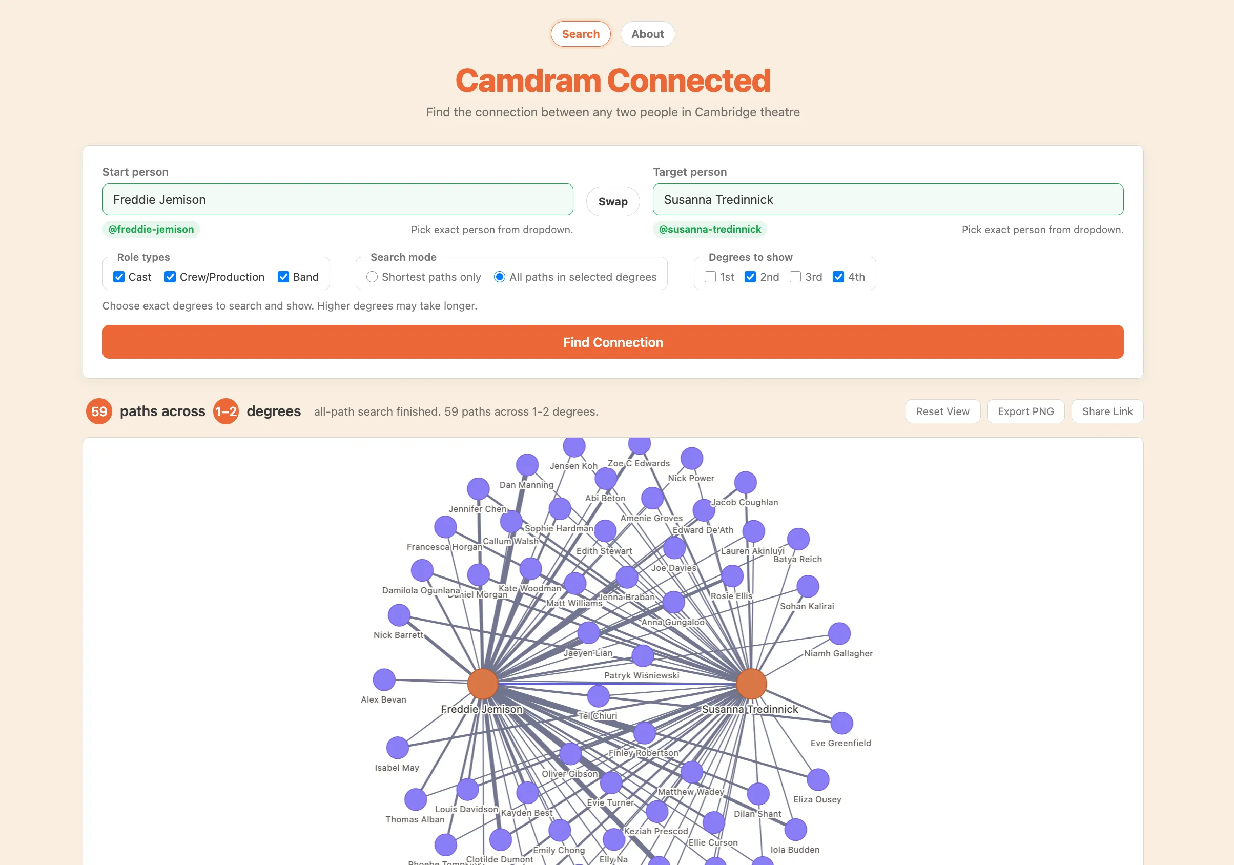 Camdram Connected screenshot